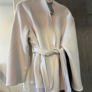 H&M Cream Belted Jacket